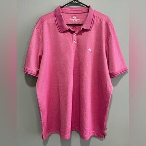 Tommy Bahama Pink Polo Shirt for Men